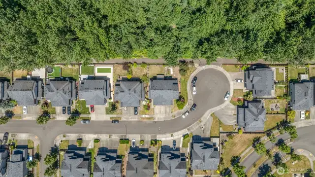 Aeriall photo of the property