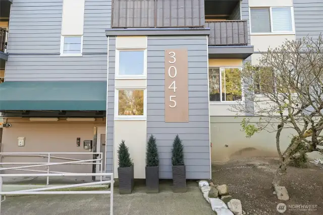 New siding and windows for the whole building were recently completed.
