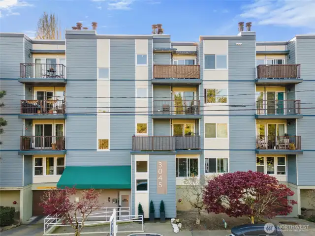 Exterior from 20th Ave W.