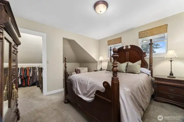 The second bedroom has a walk-in closet and is very large.