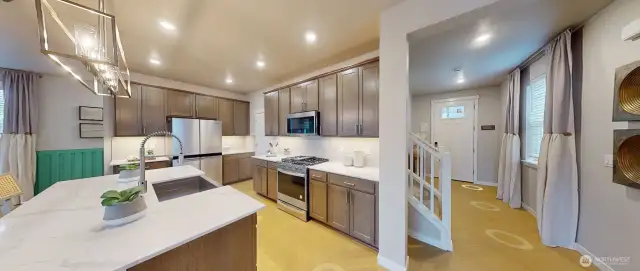 Actual picture of model home