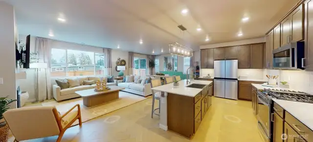 Actual picture of model home