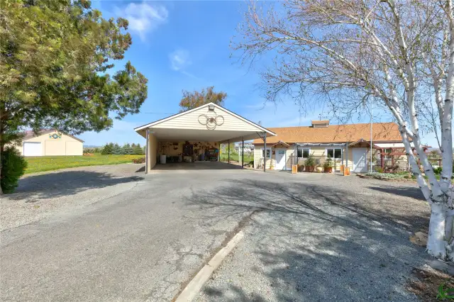 Drive Way | 2 Car Carport | Apartment on Right
