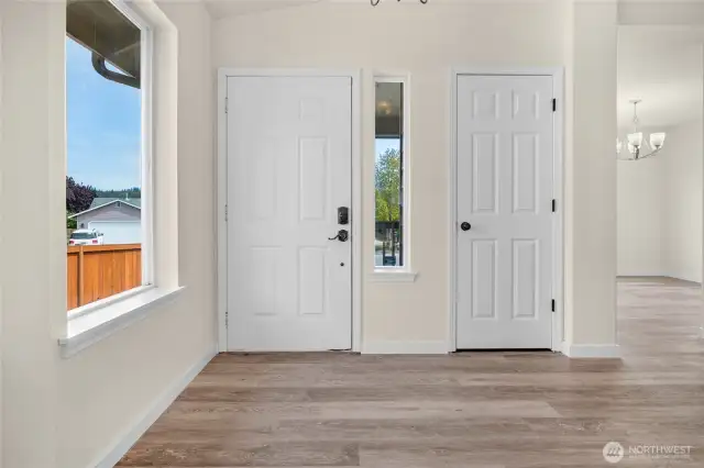 Front entry of home