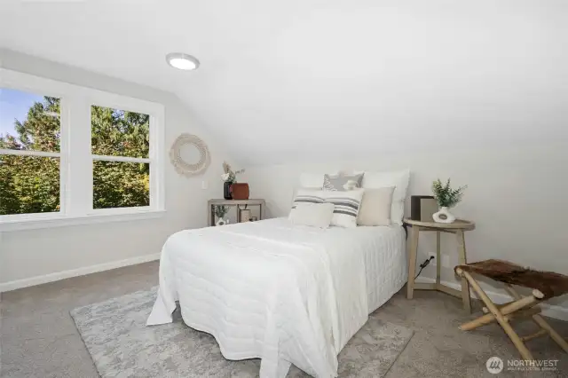 Third upstairs bedroom with deep spacious closet (unseen)