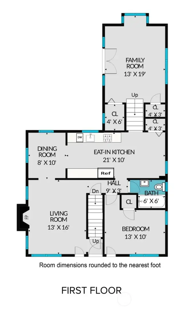 Main floor floorplan