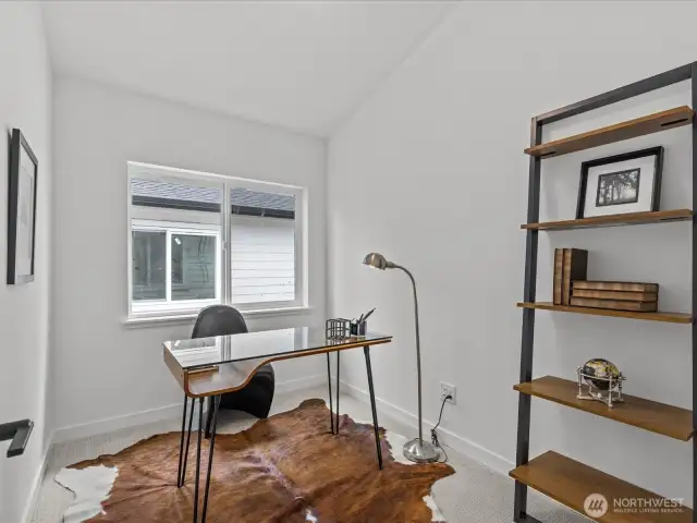 Dedicated office or nursery on upper level! Model home.