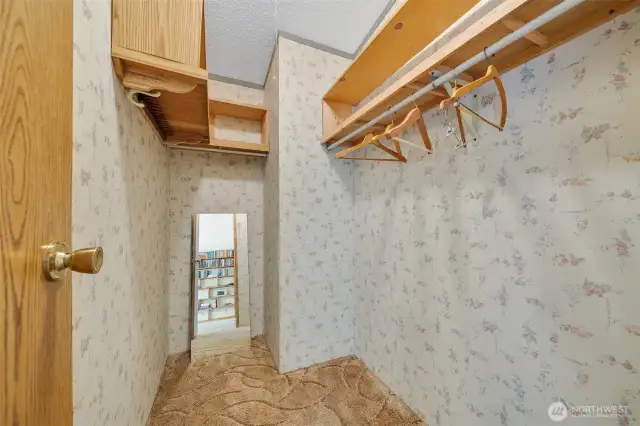Walk-in Closet in Primary Bedroom