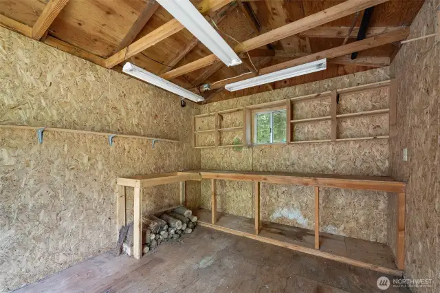 Interior of Storage Shed