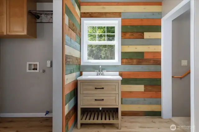 Sink for half bath and mud room