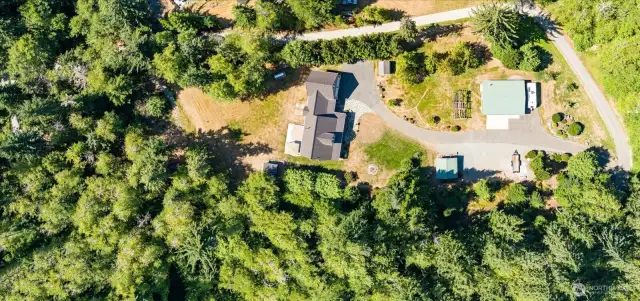 Drone overview of 2.5 acres