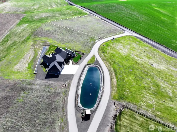 Corner lot.  Located on the corner of Bergevin Springs Road adn Bergevin Springs Place.