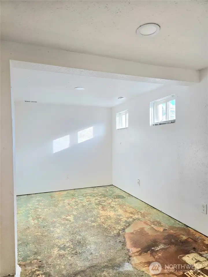 Bonus space lower level.