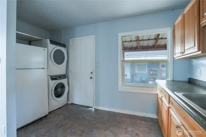 Unit 305 Kitchen and back entrance