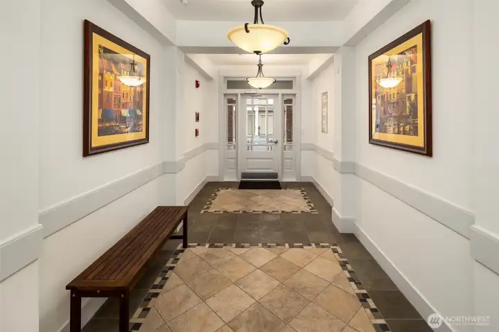 Secure entrance - New paint and new carpet in all the common areas - lobby & hallways