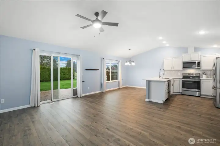 Open Living Back Deck