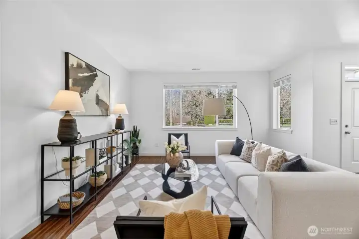 Upper floor has a large Rec or Media Room