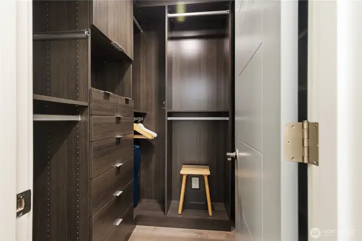 Walk in Closet in Master Bedroom