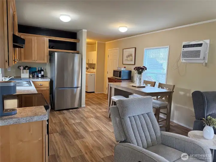 Kitchen and dining room