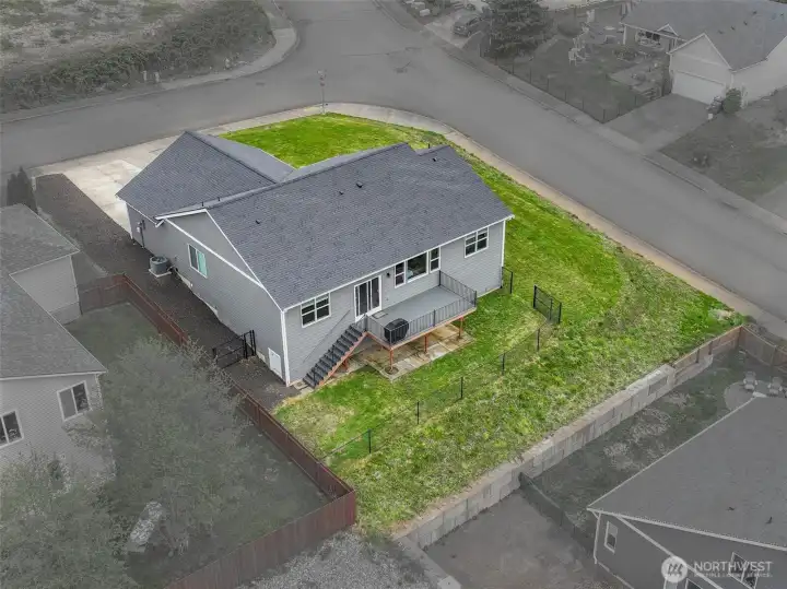 Rear Exterior Corner Lot