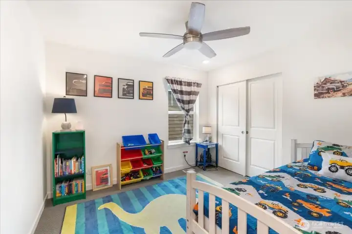 All the bedrooms are generous in size and have ceiling fans. All the bedrooms are generous in size and have ceiling fans.
