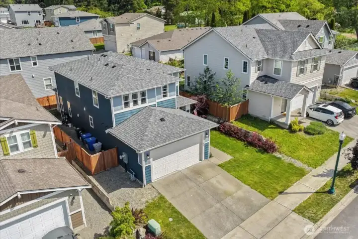 Two-car garage plus driveway parking for added flexibility. Two-car garage plus driveway parking for added flexibility.