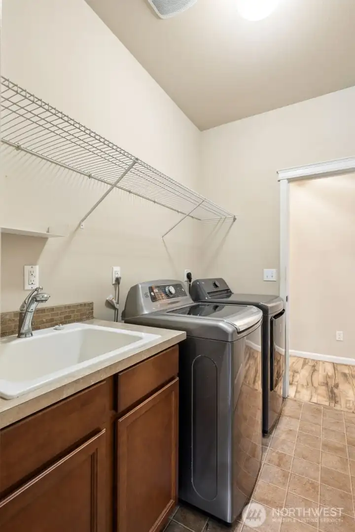 Laundry room with sink!