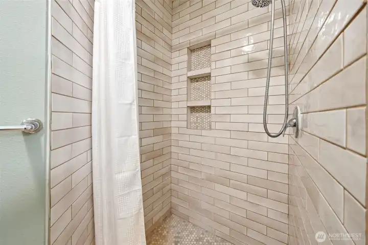 Newly updated shower