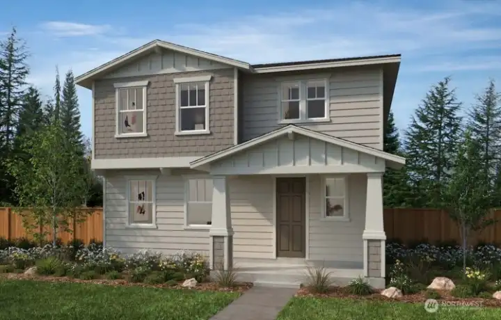 MT 420 Plan 2141 Front Rendering Elevation B Color Scheme G