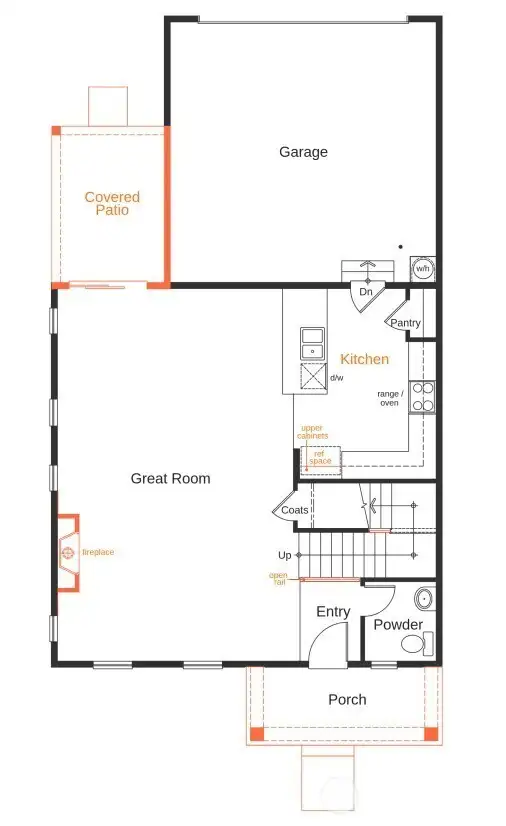 MT 420 Plan 2141 First Floor Layout