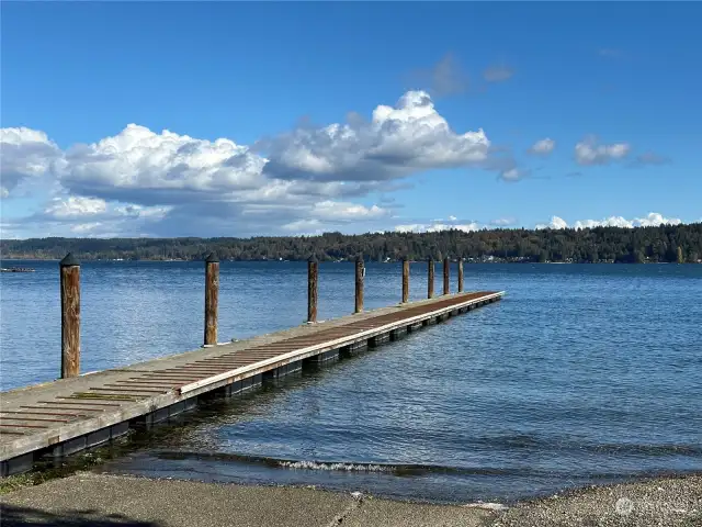 Boat launch two miles from home