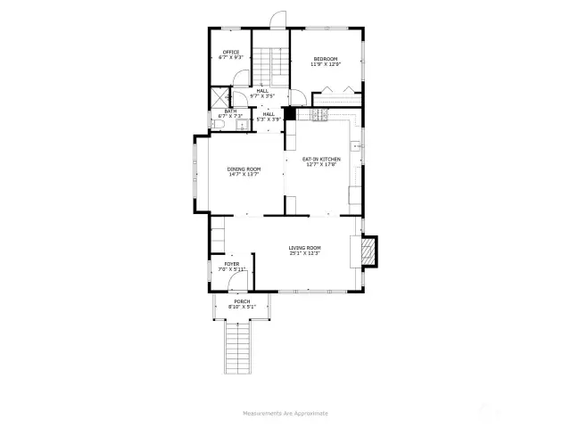 Main Level Floor Plan