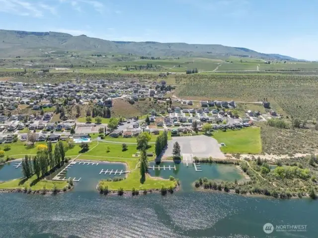 Sun Cove marina.