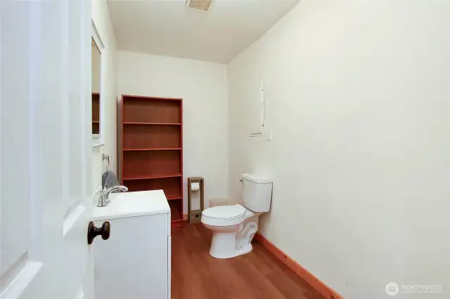 Half bath off Kitchen