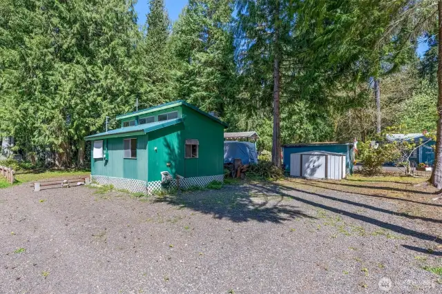 Space next to cabin for RV