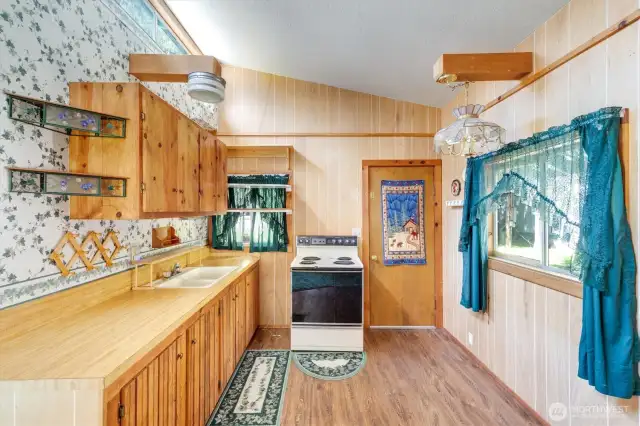 Front door to deck