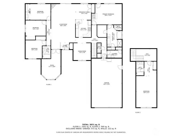Combined floor plan