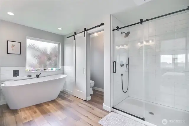 Step into the spa-inspired ensuite bathroom and enjoy the ultimate in luxury.