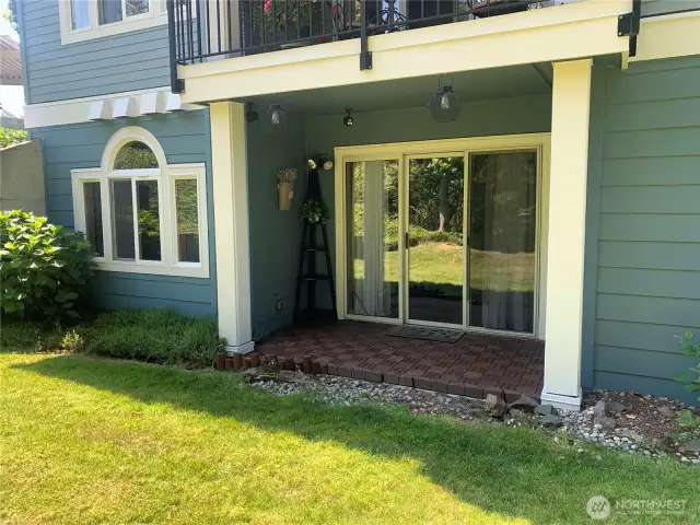 Private patio!