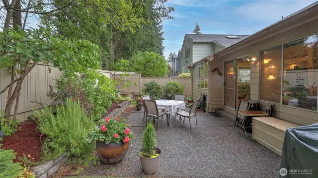 There is plenty of room to garden with excellent sun.
