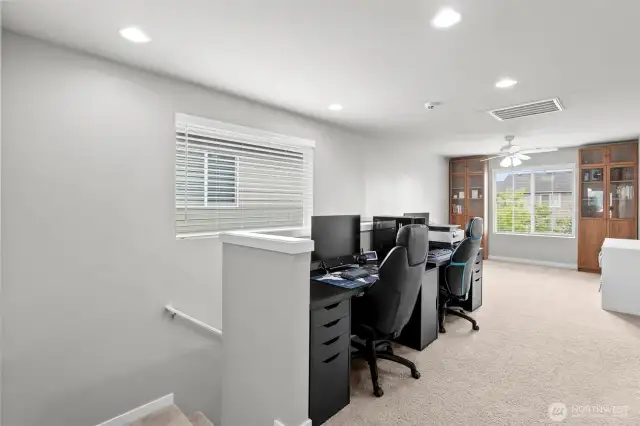 Large second floor loft full of possibilities.
