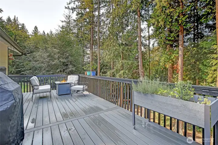 Seamless indoor-outdoor living w/ big deck perfect for entertaining...