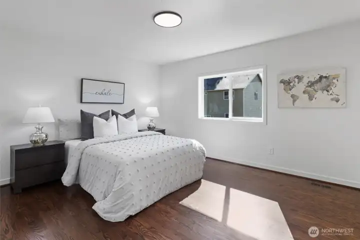 Spacious additional bedroom.