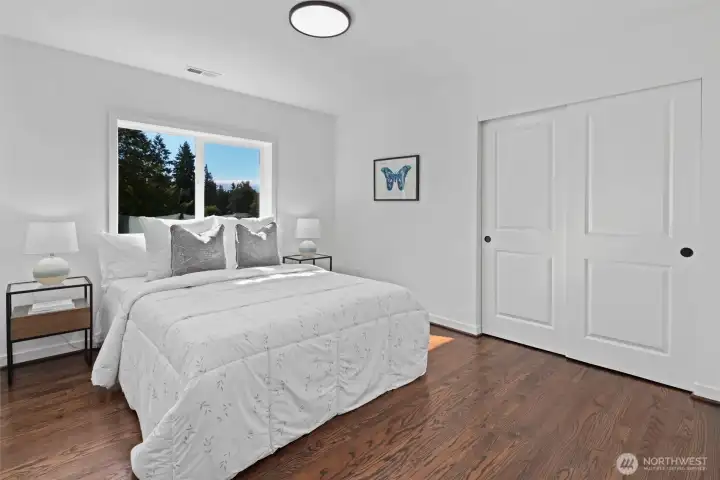 Spacious additional bedroom.