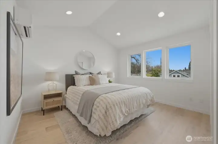 Primary Bedroom with Hardwoods