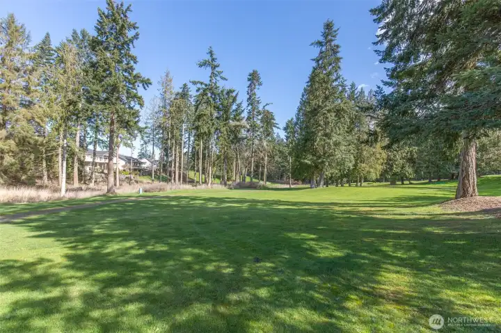 Golf course views!