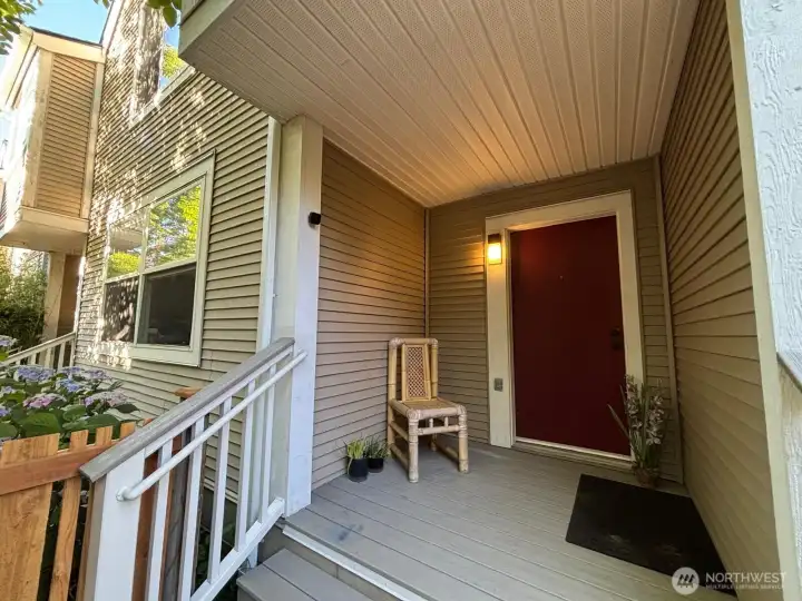 Backyard entrance
