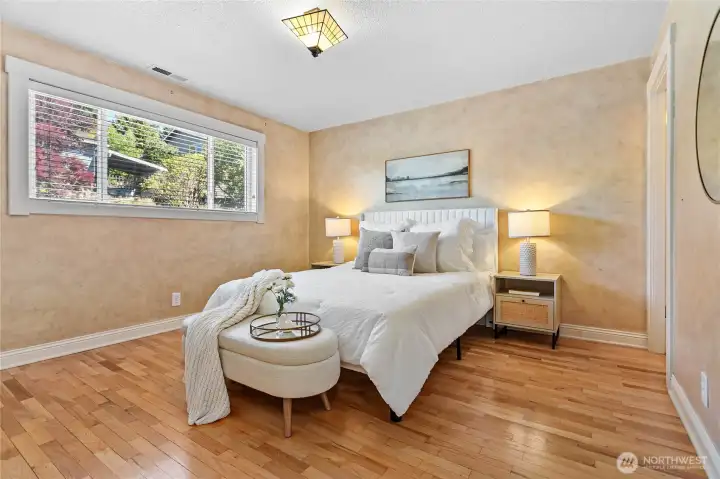 Stunning primary bedroom