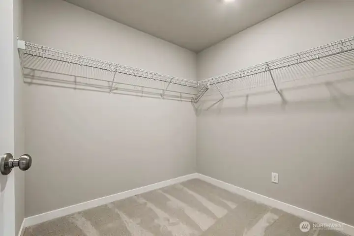 Huge walk in closets.Photos are for representational purposes only. Some colors and finishes may differ.