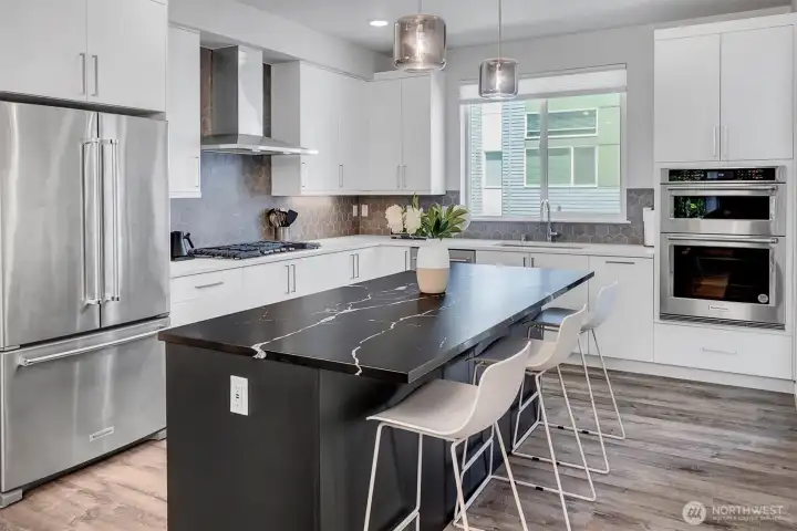 Kitchen with eating space